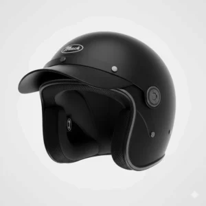 Detailed view of the moisture-wicking, removable interior padding inside the protective baseball hat helmet.