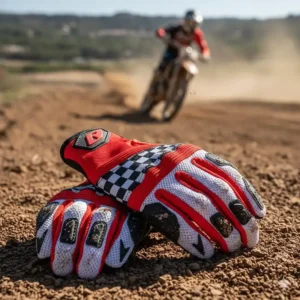 Thin, flexible off-road or dirt bike gloves that prioritize maximum feel and grip over heavy padding.