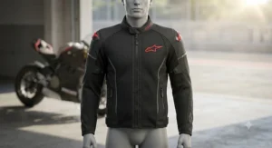 Front view of the Alpinestars Viper V3 Air mesh motorcycle jacket designed for sportbike riders.