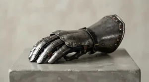 Protective mesh motorcycle gloves ideal for summer cruising shown with reinforced knuckle armor